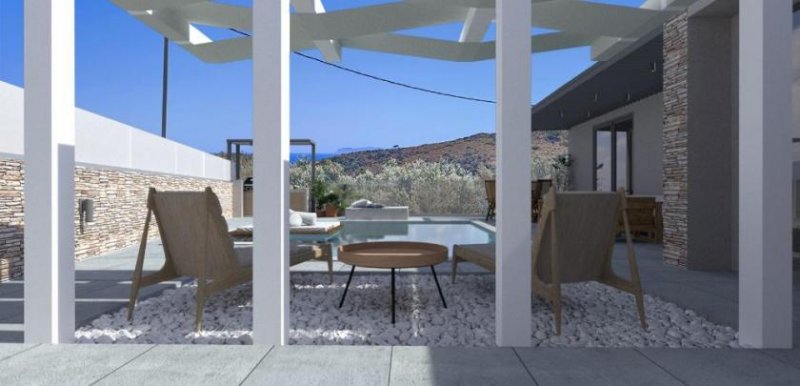 Afrata Kreta, Afrata: Neubau! Stilvolle moderne Villa mit Meerblick zu verkaufen Haus kaufen